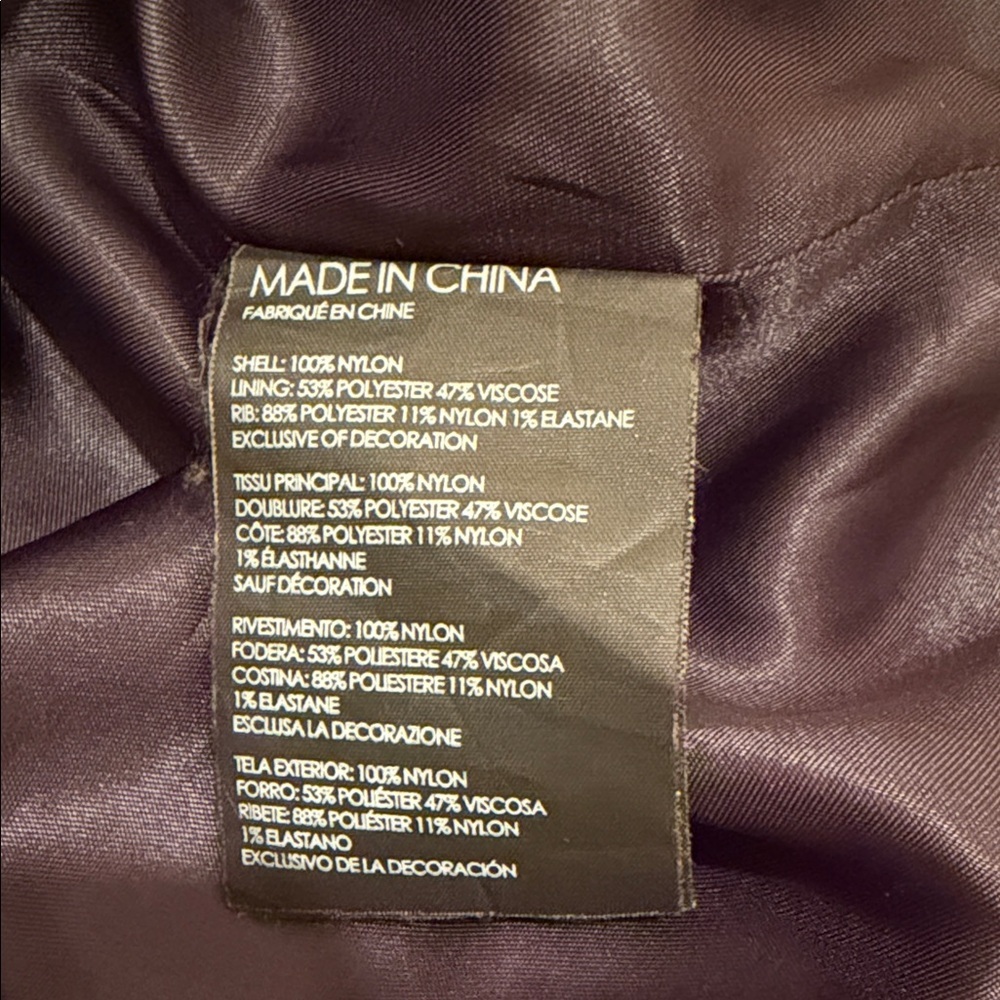 Club Monaco MA-1 Bomber Jacket Men’s Small Minimalist Nylon Zip Deep Green - Picture 10 of 14